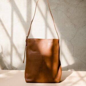 Able Leather Jaclyn Work Tote in Whiskey